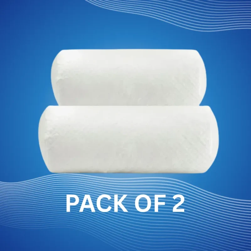 Foam Round Pillow 12x24 Inch pack of 2