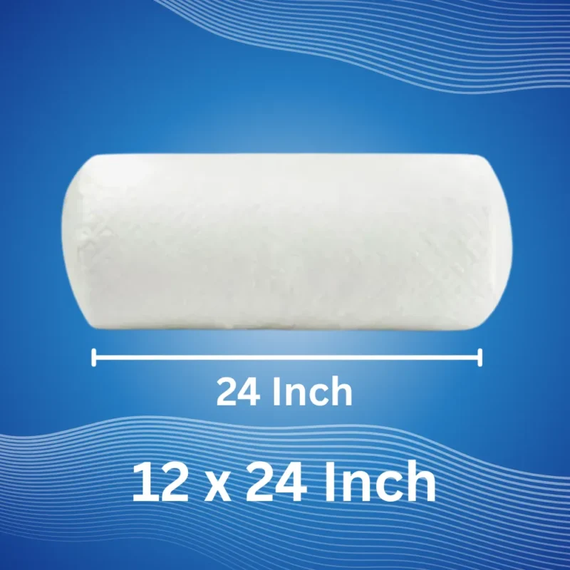 Foam Round Pillow 12×24 Inch pack of 2