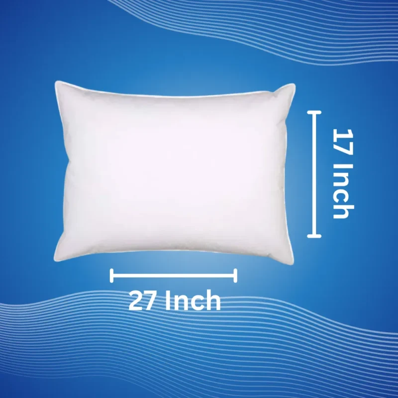 White Square Floor Cushions 17×27 Inch