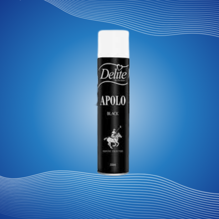 Delite Air Freshener Apolo Black 300ml Delite Air Freshener Apolo Black 300ml
