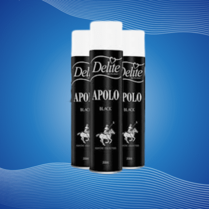 Delite Air Freshener Apollo Black Pack of 3